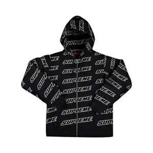 Supreme Repeat Zip Up Hooded Sweatshirt